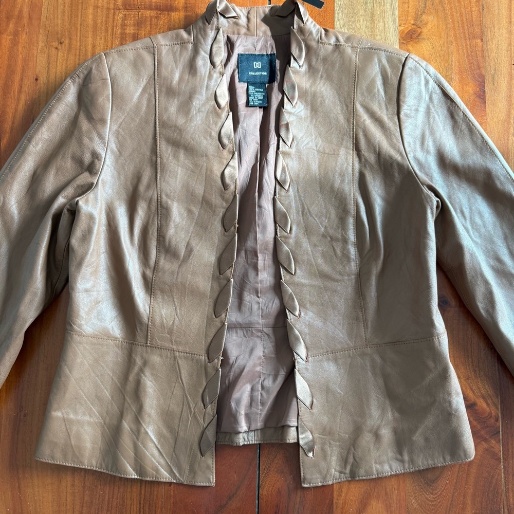 Collection B Brown Leather Jacket - image 4